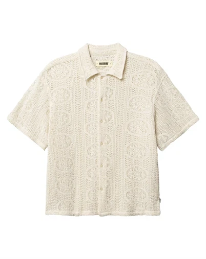 Woodbird - WBWang Strik Skjorte - Off White